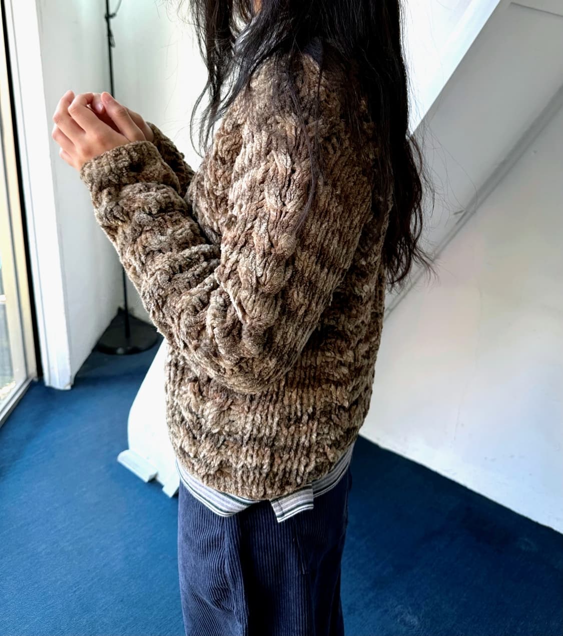 Low gauge loose woven knit P/O 상품이미지8