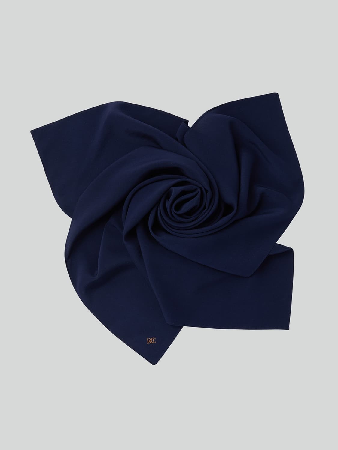 렉토 26SS RC 슬릭 실크 스카프 네이비 상품이미지4