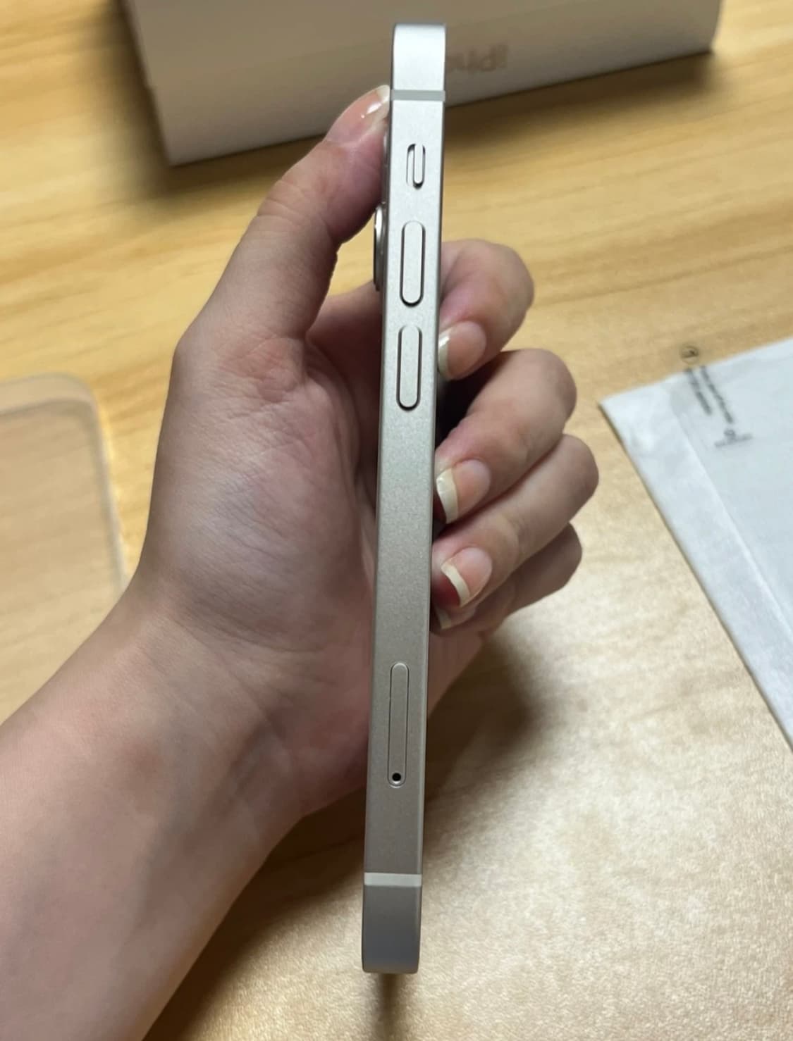 아이폰13미니 스타라이트 순정상태 배터리100 상품이미지3