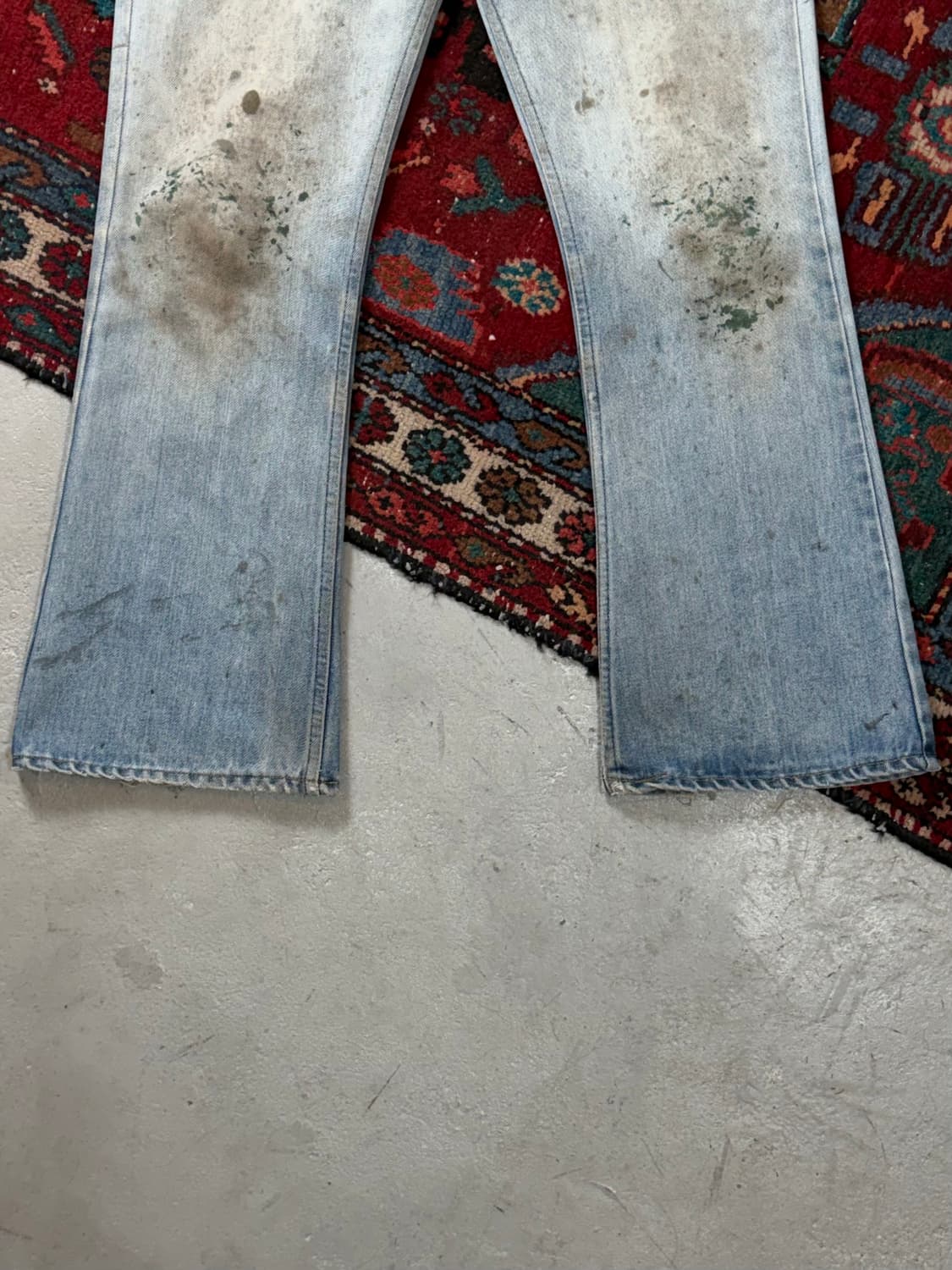 70's USA Made 빈티지 리바이스 646 벨바텀 부츠컷 오렌지탭 상품이미지7