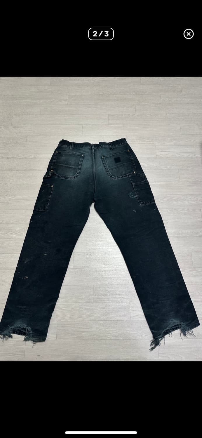 칼하트 90sUSA 더블니 데님팬츠 상품이미지2
