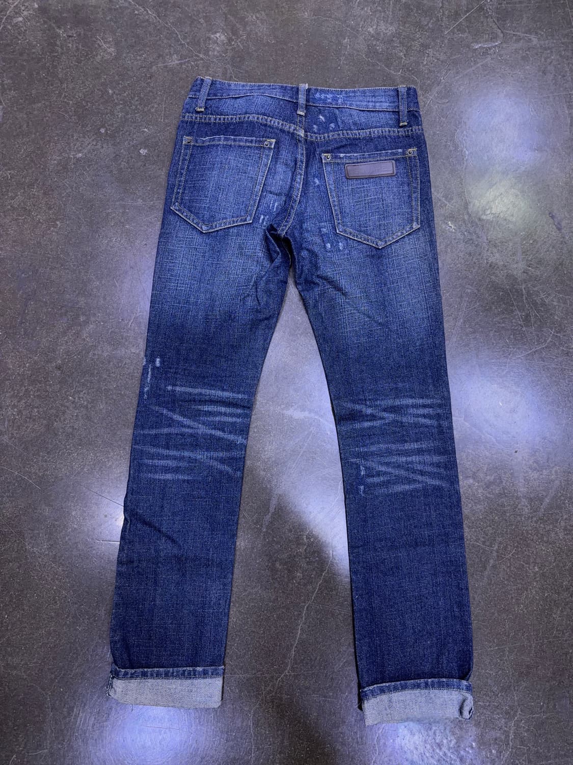 디스퀘어드2 D링 슬림 스트레이트핏 빈티지 워싱 커스텀 46 상품이미지2