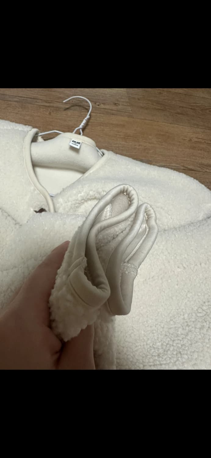 유니클로 보아 후리스 가디건 m 상품이미지4