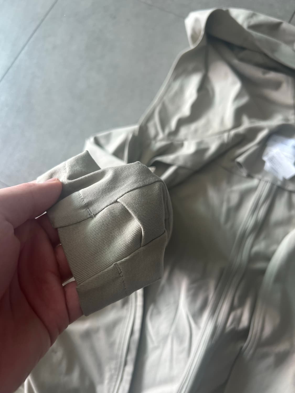 Paf 6.0 파프 라이트 웜 그레이 후드 집업 상품이미지4