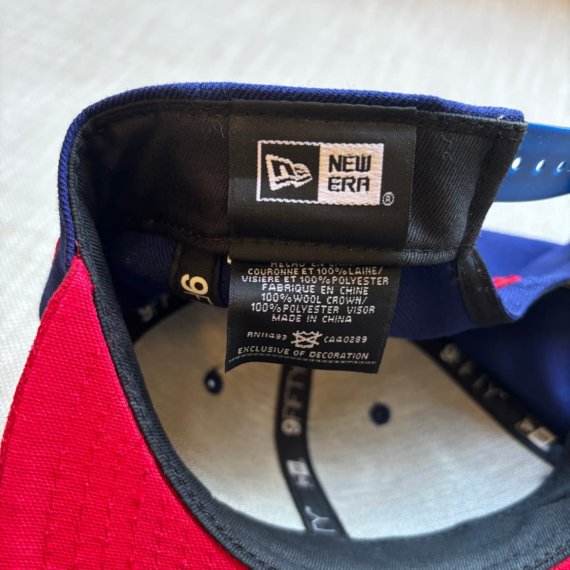 (새상품) 뉴에라 저스티스리그 슈퍼맨 스냅백 로얄 블루/레드 상품이미지9