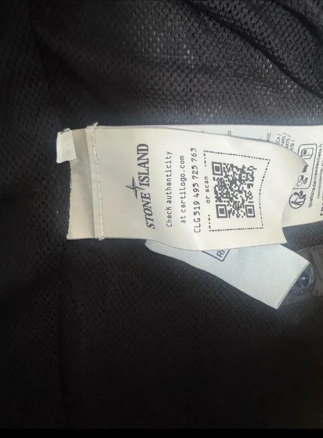 스톤 아일랜드 40922 가먼트 다이드 크링클랩스 리나일론 다크 그레이 상품이미지4