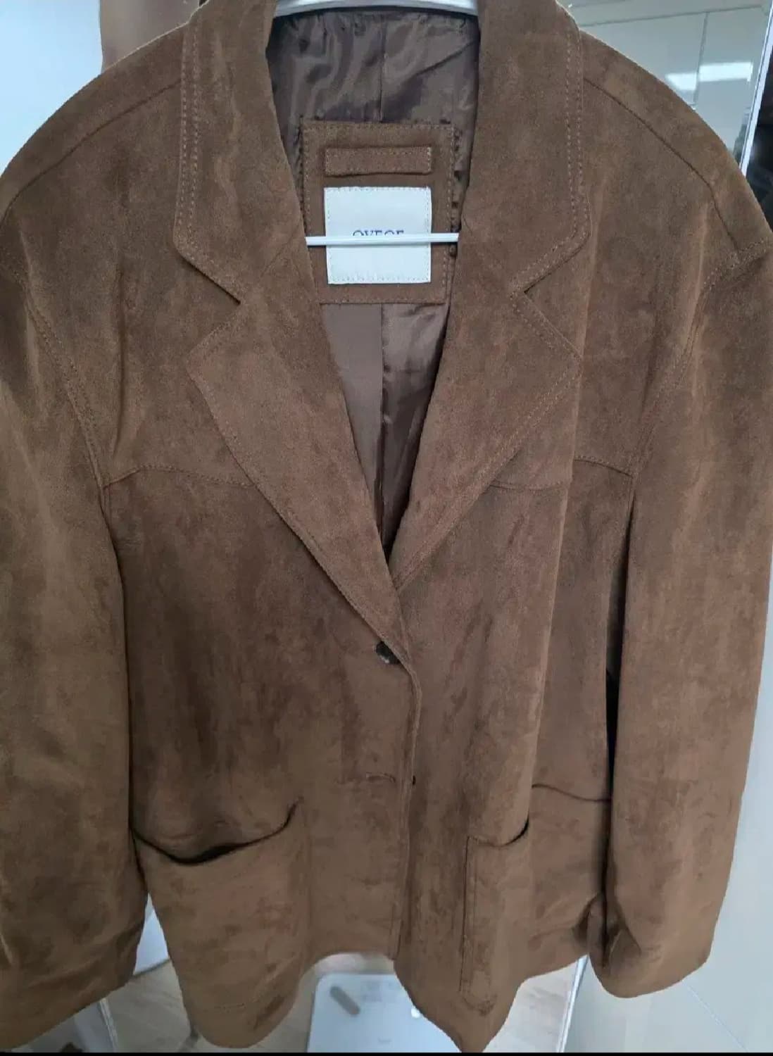 oveof 오브오브 스웨이드 자켓 상품이미지2