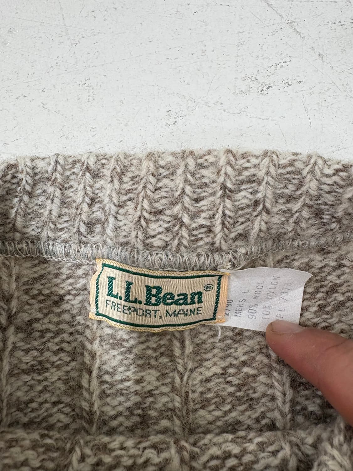 80’s LL Bean Nordic Wool Sweater 상품이미지4