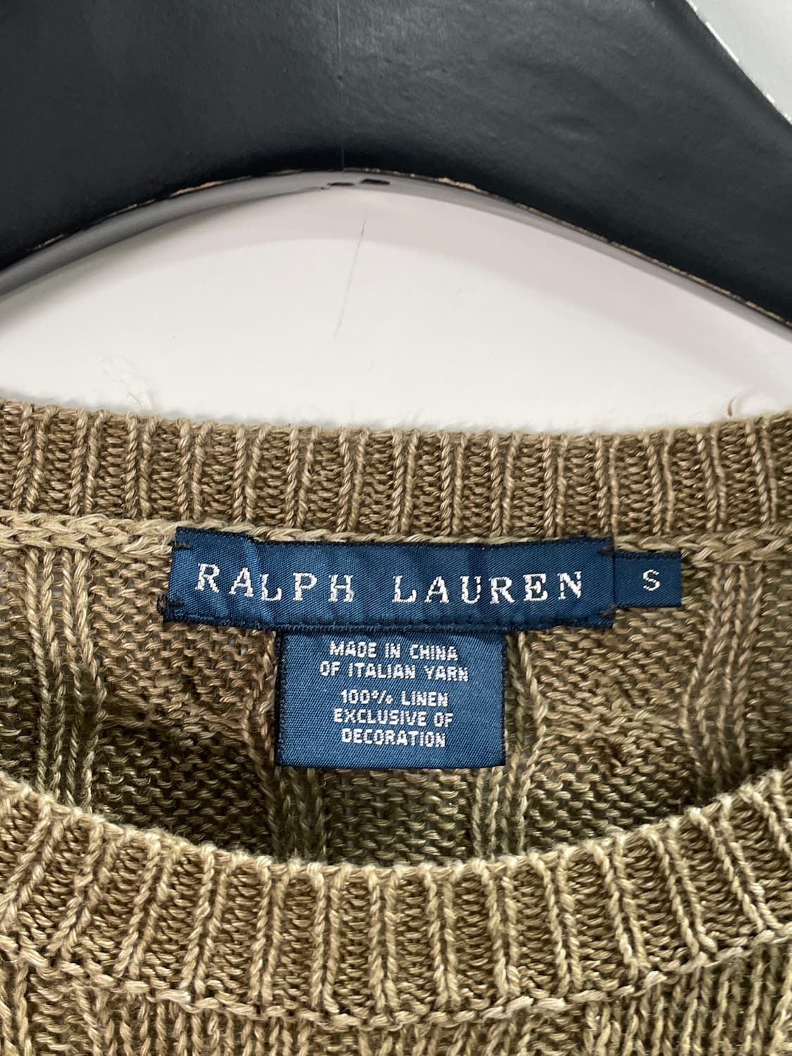 폴로 랄프로렌 우먼스 린넨 케이블 니트 (on.175) 상품이미지5