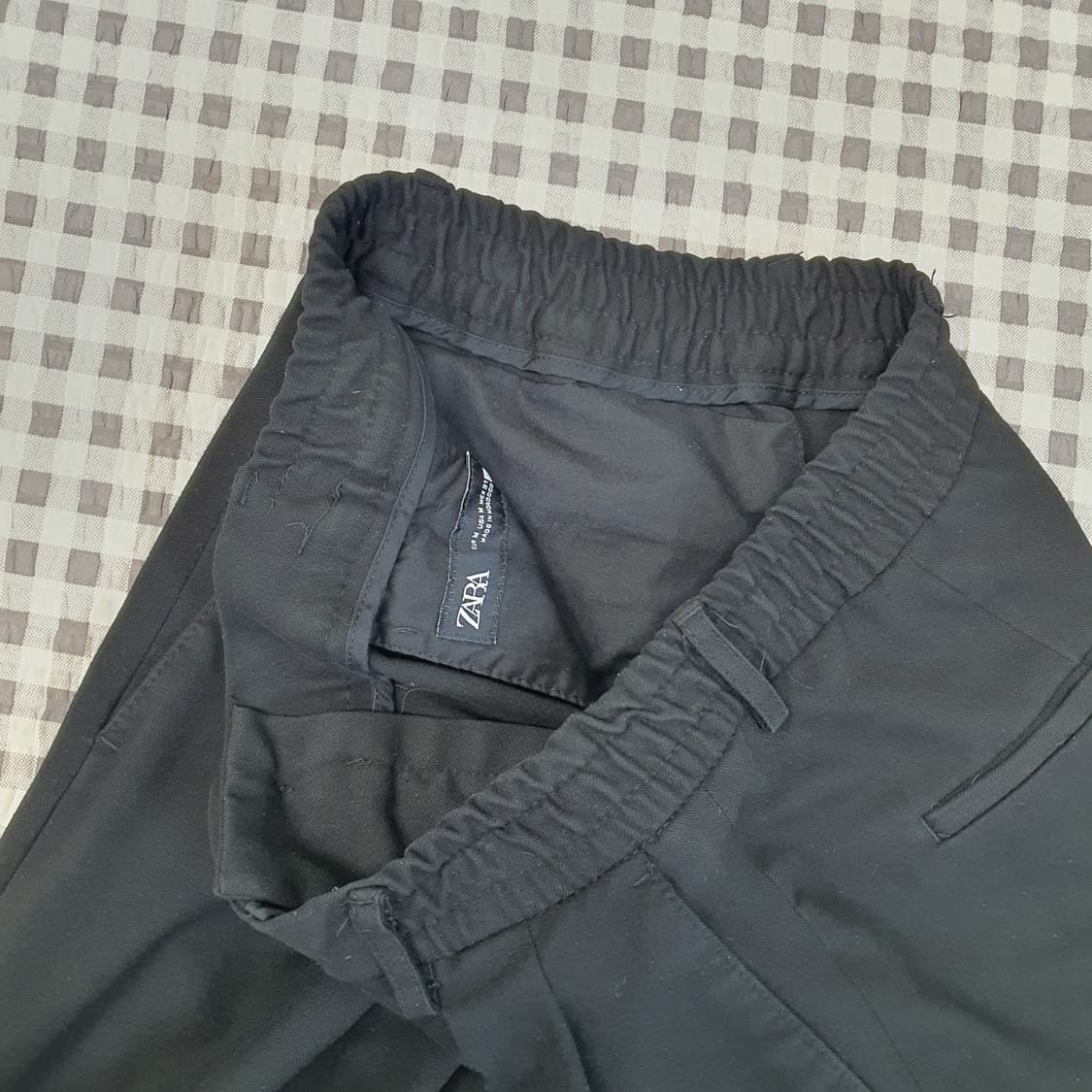 자라 밴딩 와이드 면바지 남자29~31 상품이미지2