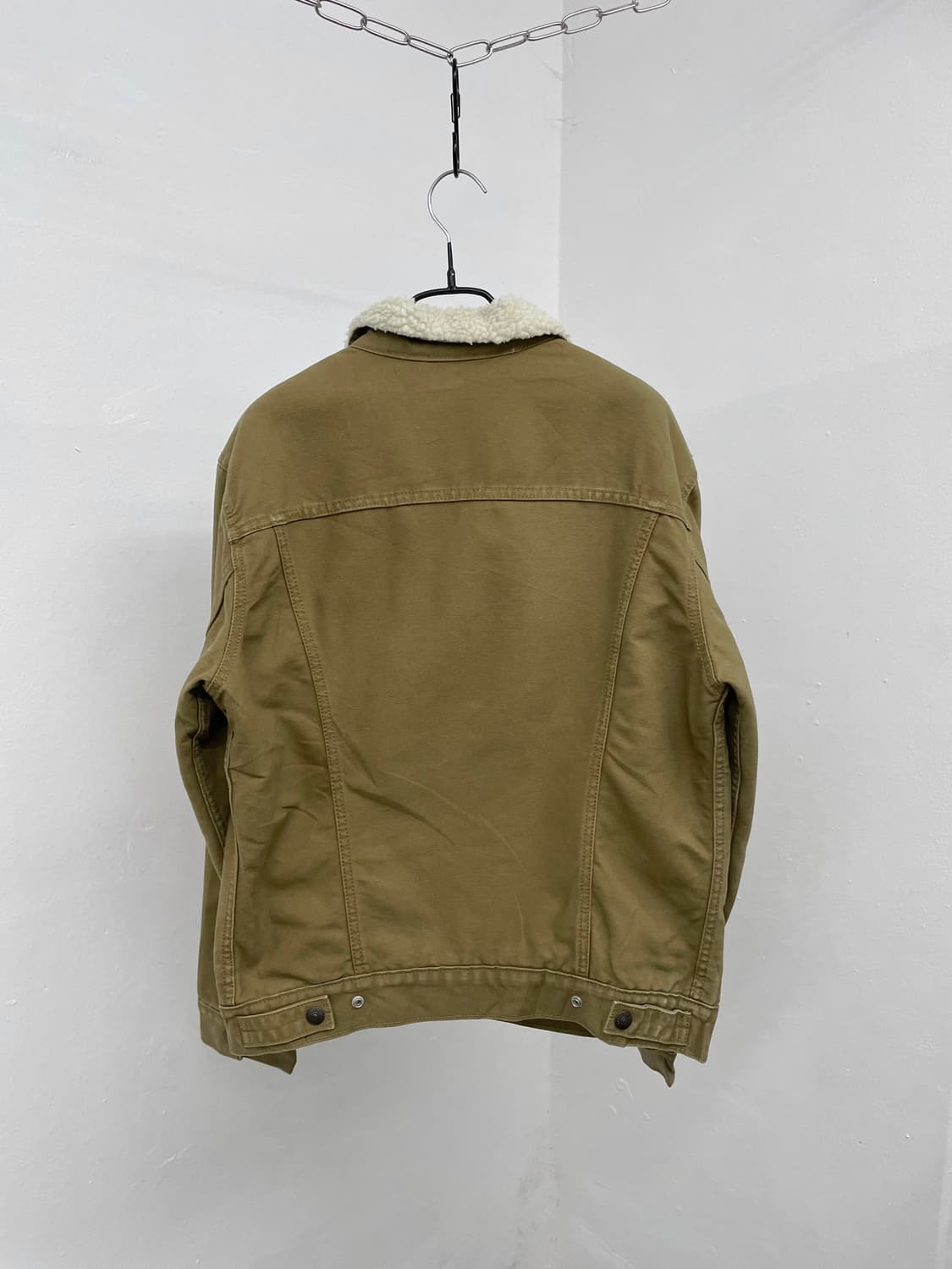 리바이스 카멜 양털 트러커 자켓  상품이미지5