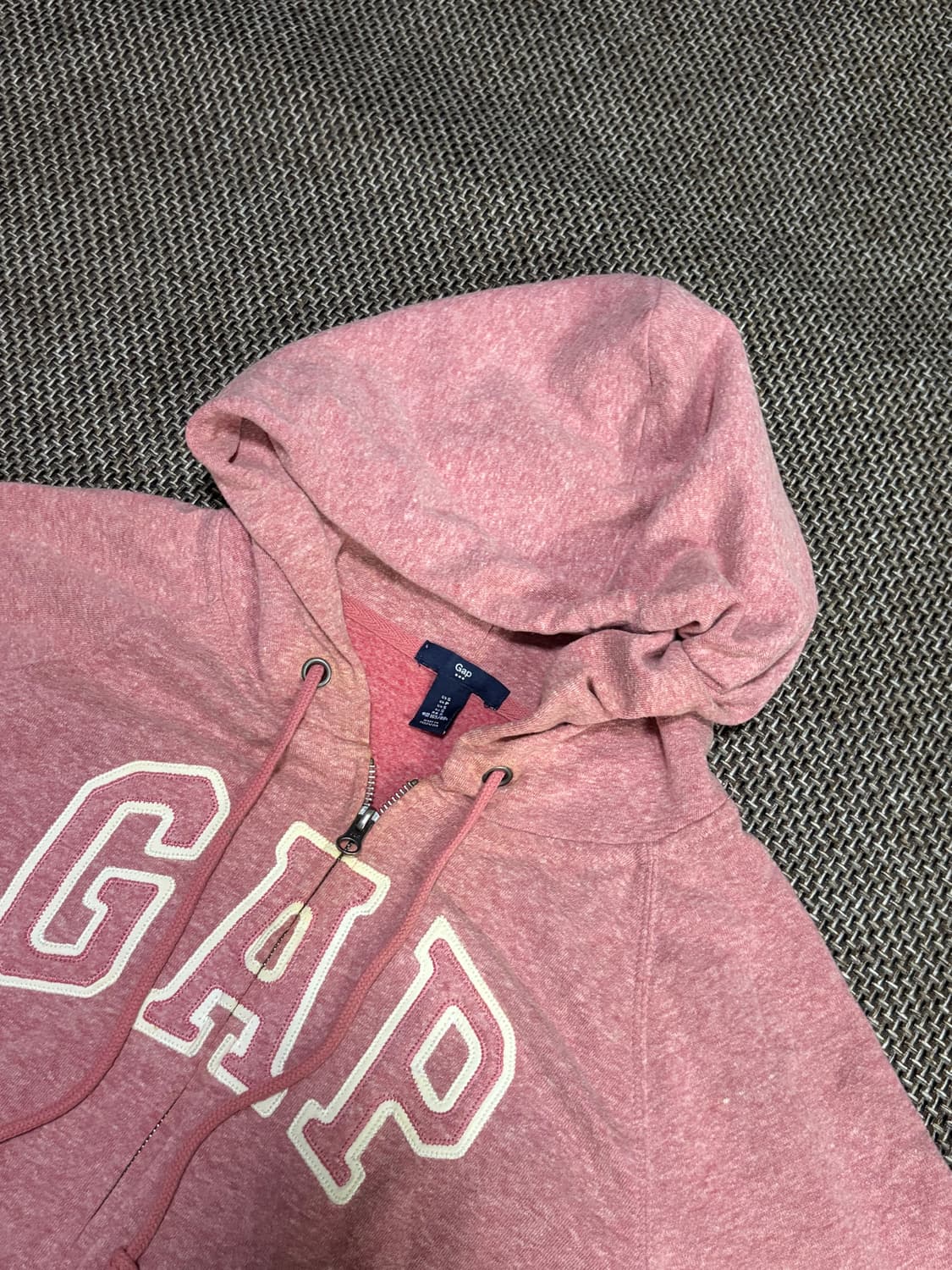 갭 파스텔 핑크 후드집업 상품이미지1