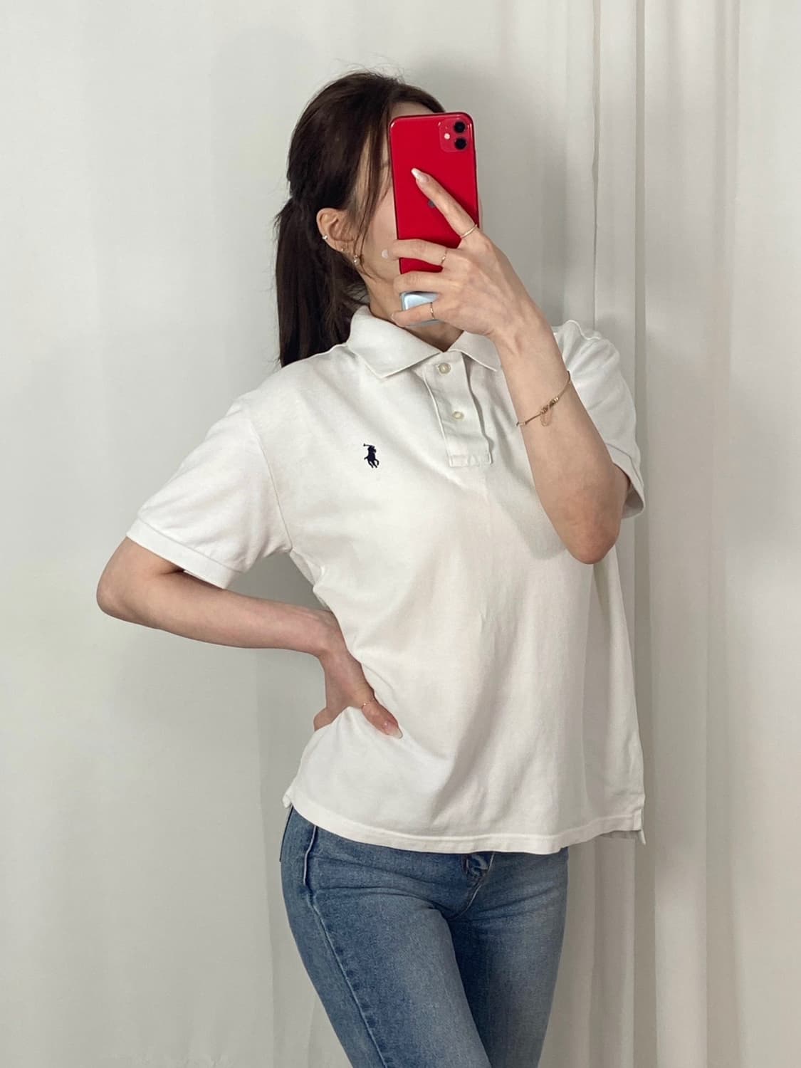 폴로 화이트 PK 상품이미지1
