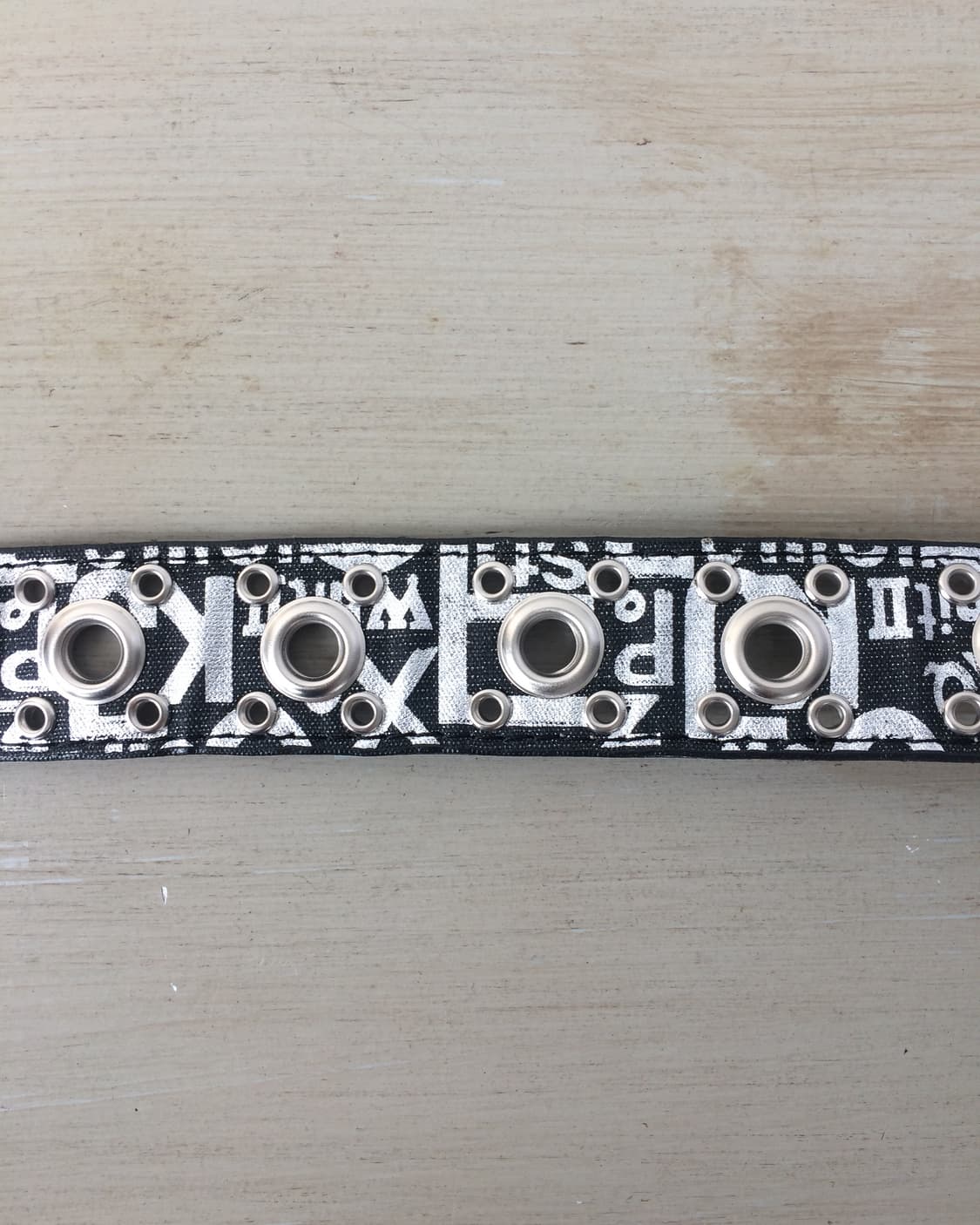 lettering eyelet point belt 상품이미지4