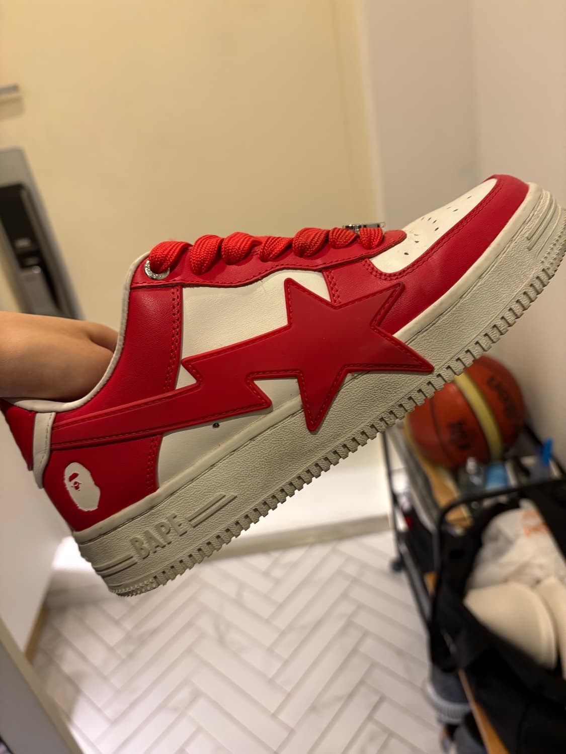 베이프스타 bape sta 레드 240 상품이미지1