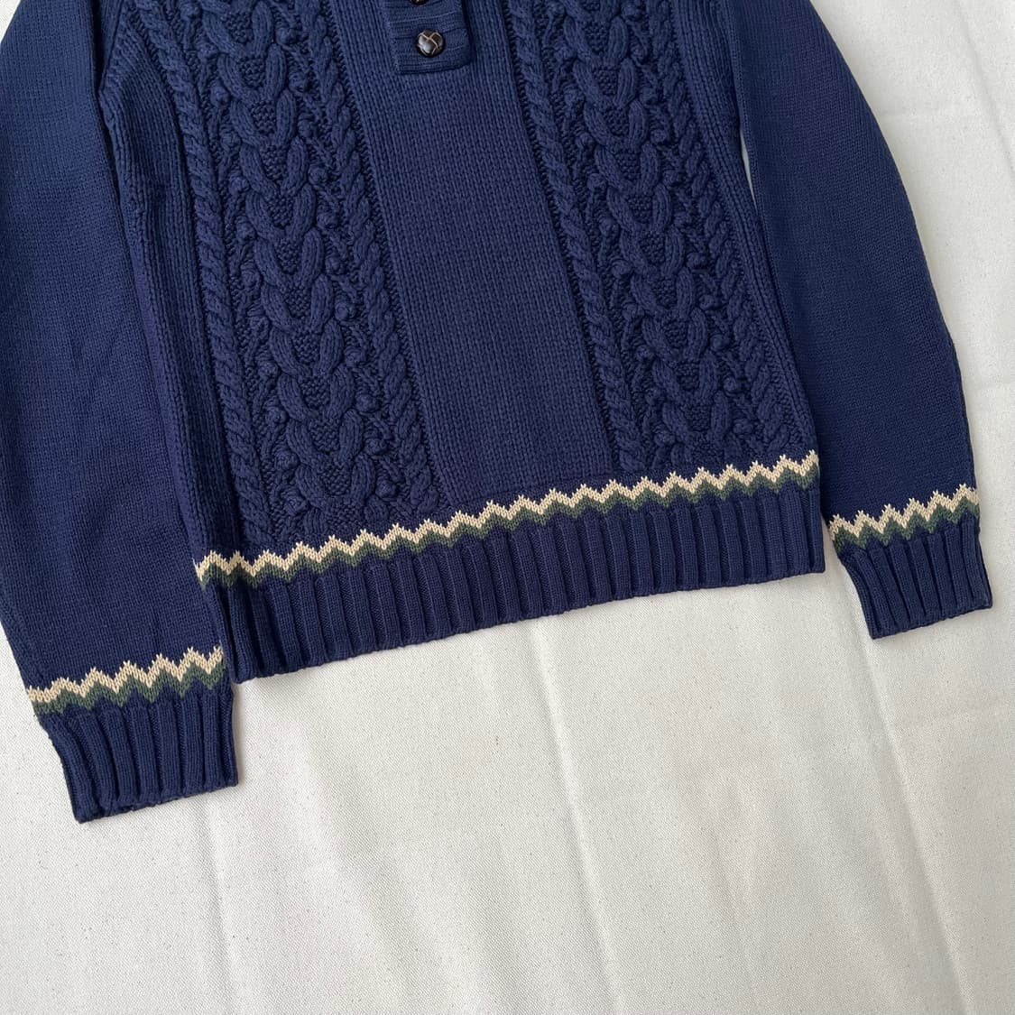 맥그리거 케이블 버튼 니트 상품이미지3