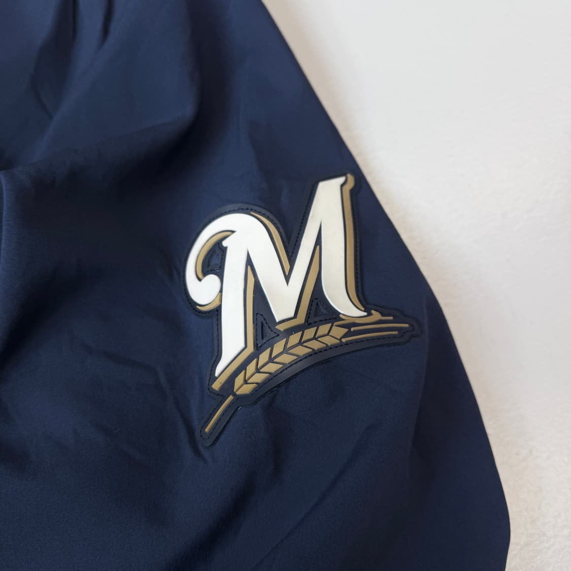 마제스틱 밀워키 브루워스 올드스쿨 베이스볼 점퍼 자켓 상품이미지5