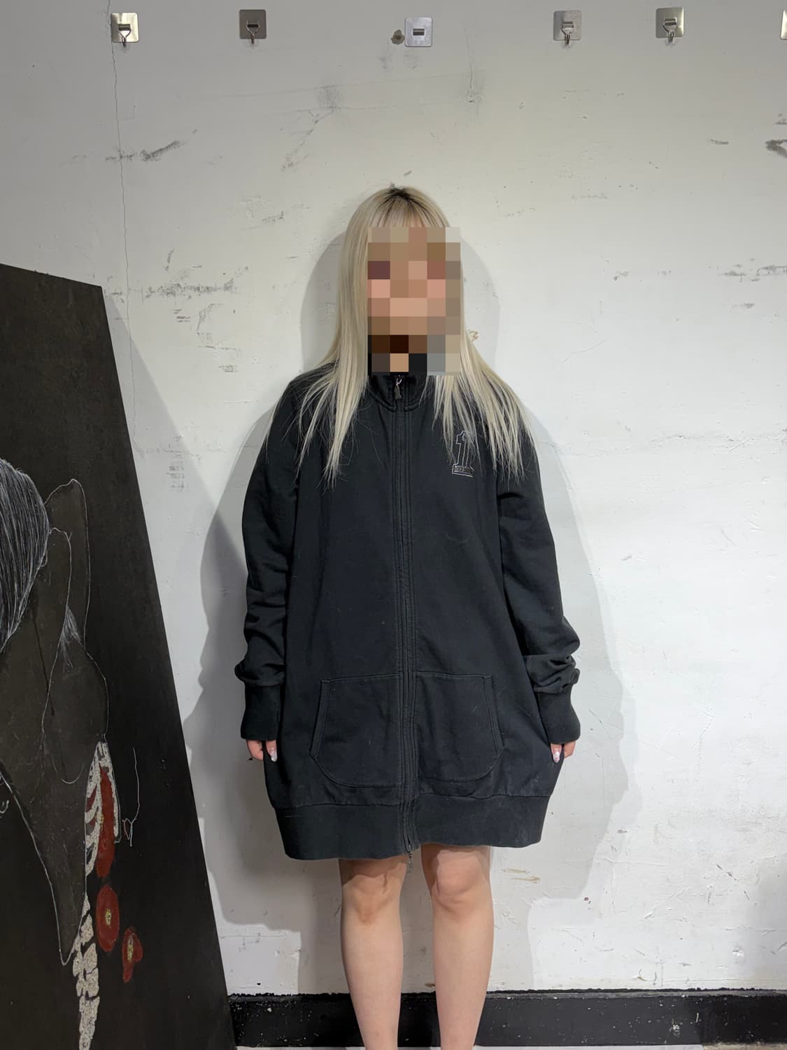 할리데이비슨 롱 후드 집업 XL 상품이미지4