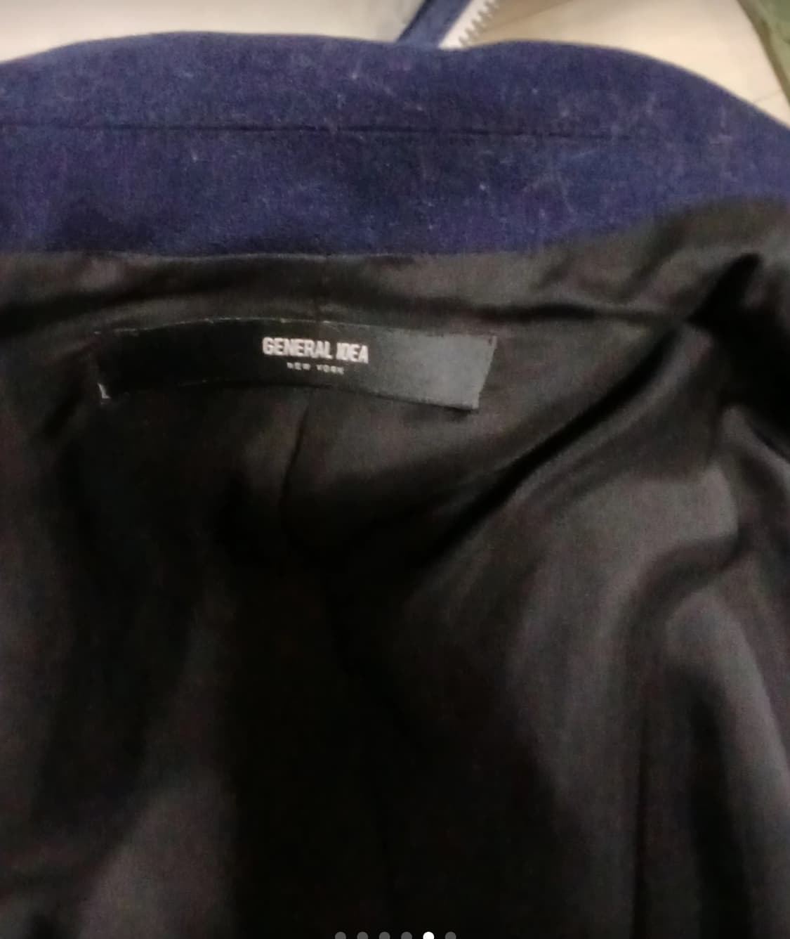 제네럴 아이디어 네이비 더블 자켓 상품이미지4