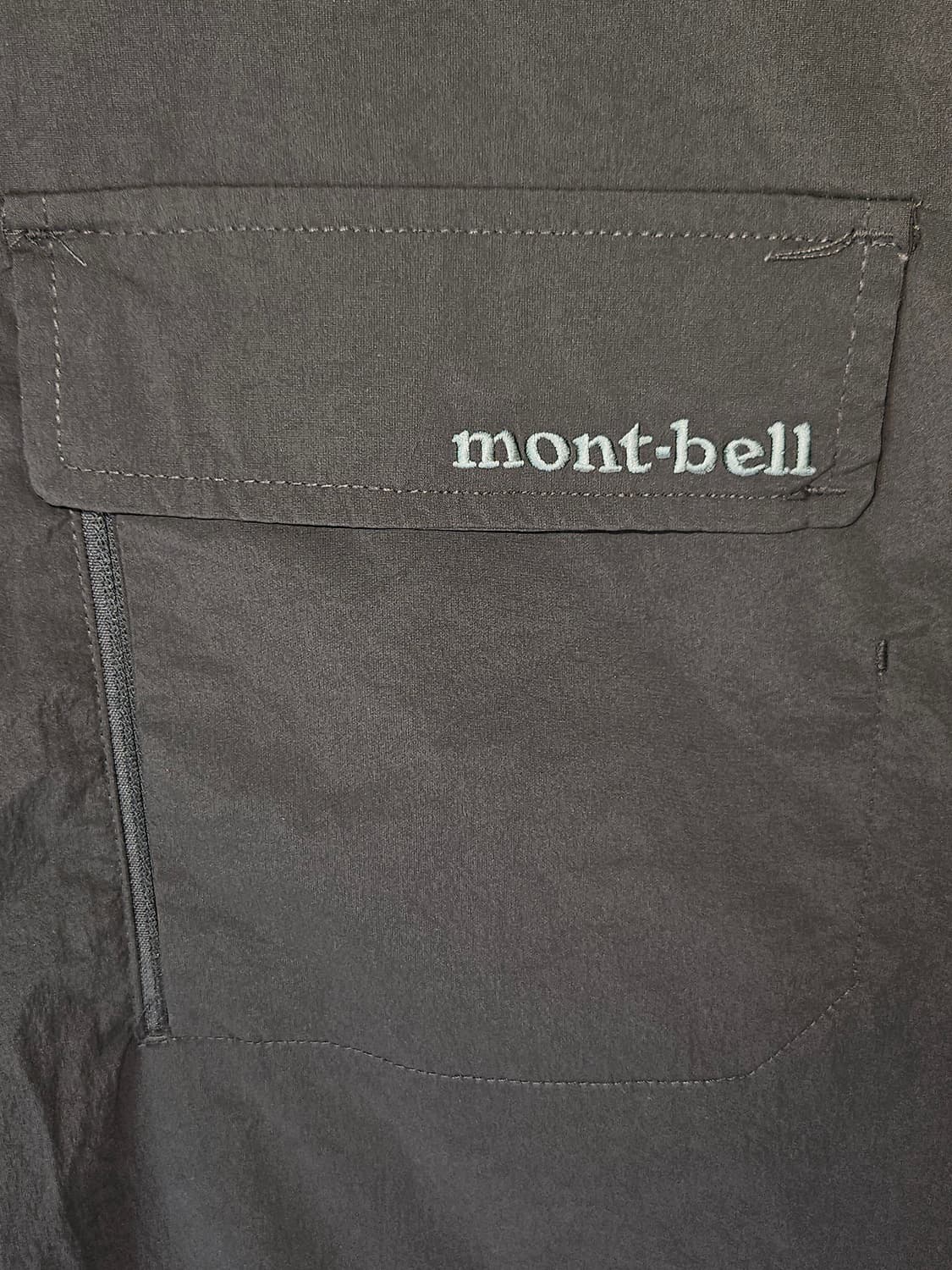 몽벨 montbell 우븐 반팔 쉘 고프코어 블록테크 올리브카키 M 95 상품이미지3