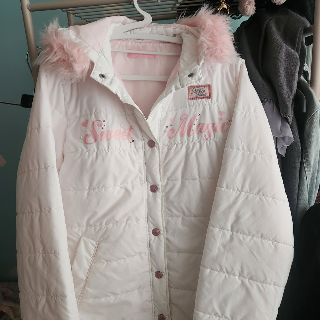 완전 급전 할인 메조피아노 히메갸루 갸루 패딩 딸기우유 상품이미지2