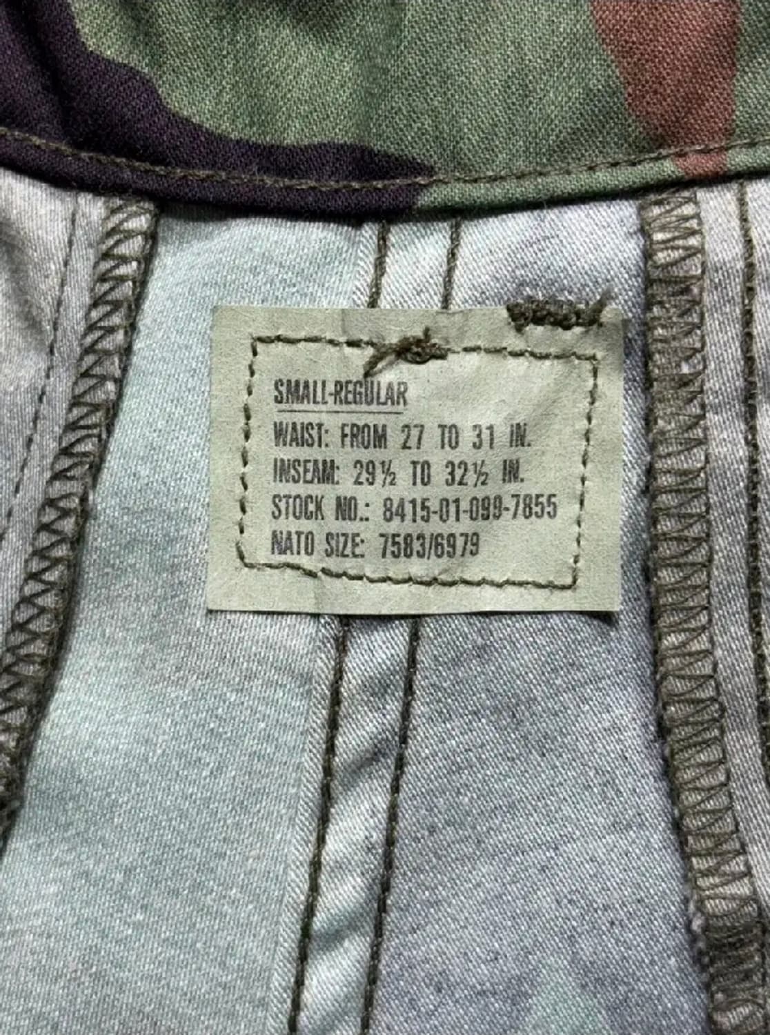 미군 m-65 우드랜드 팬츠  상품이미지8