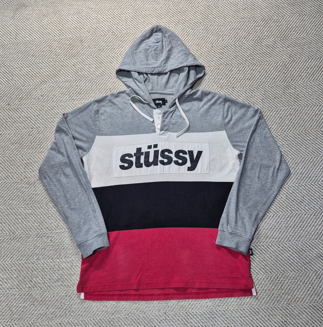스투시 럭비 후드 상품이미지1