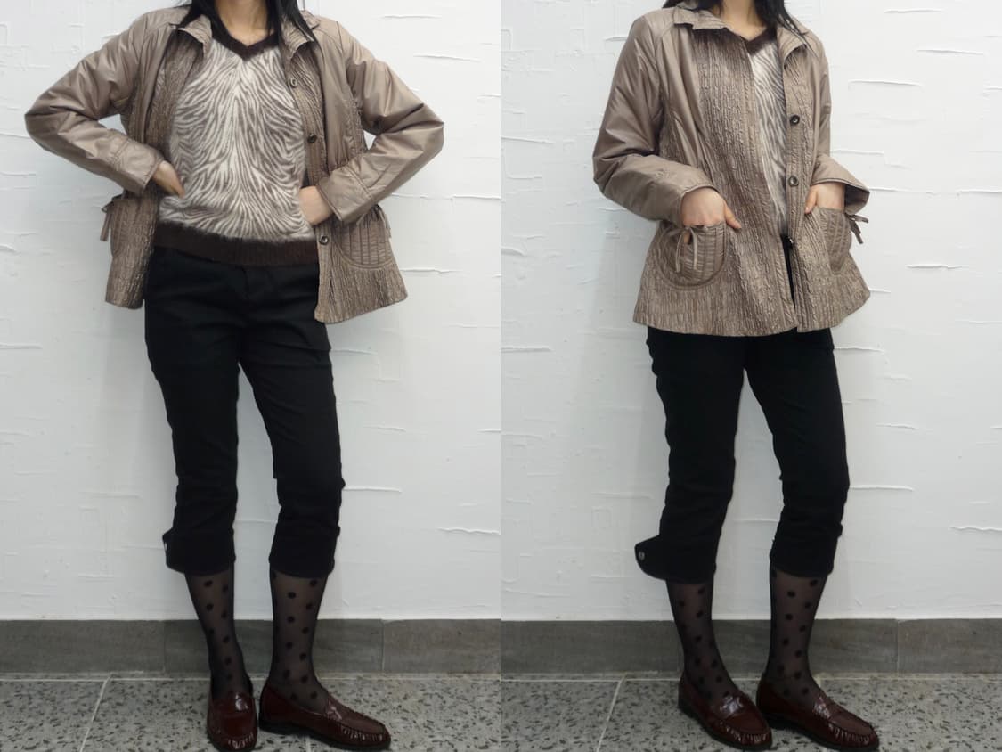 Wrinkle ribbon pocket jumper 상품이미지3