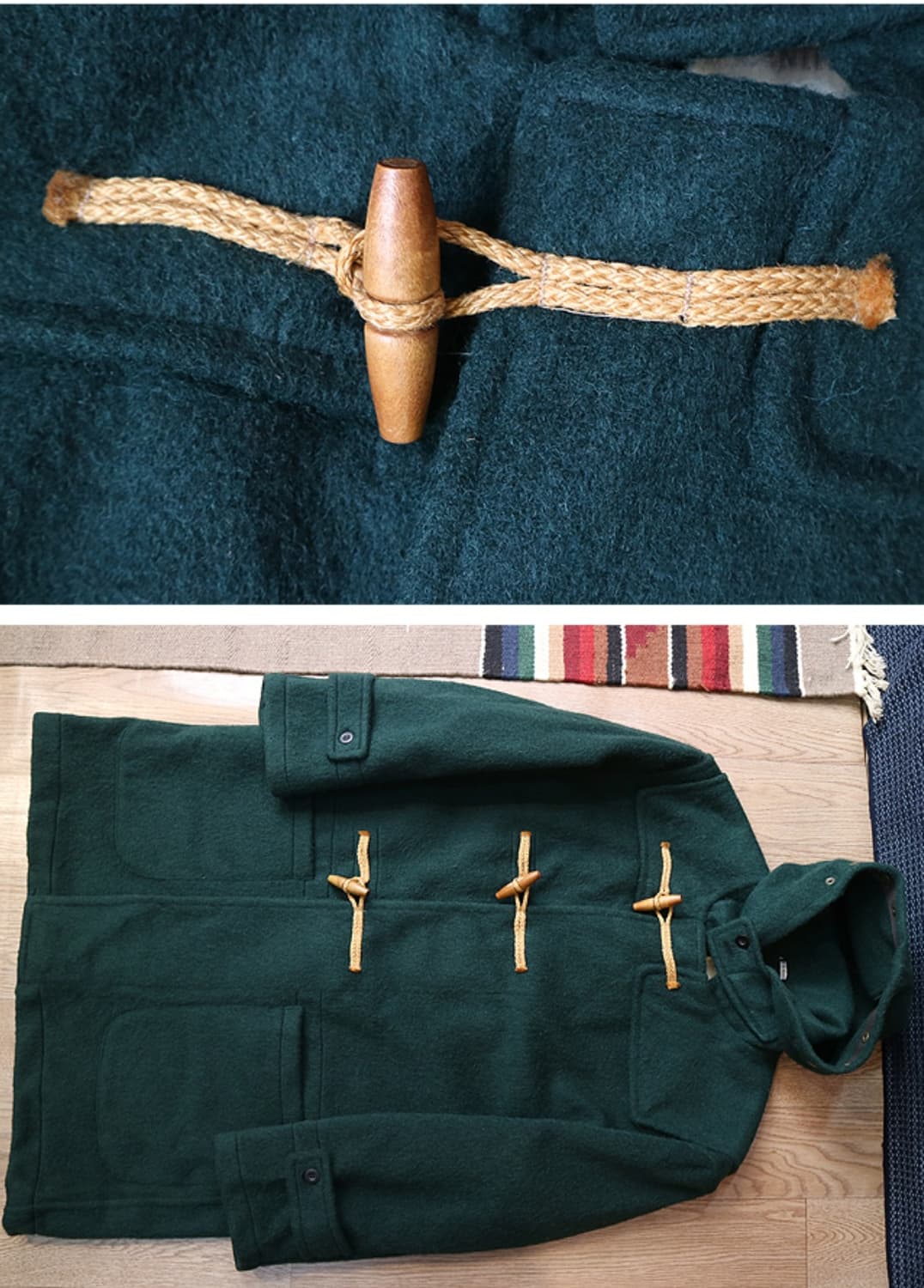 
영국산 두툼하고 튼튼한 울100% 빈티지 더플코트

굿 컨디션 상품이미지5