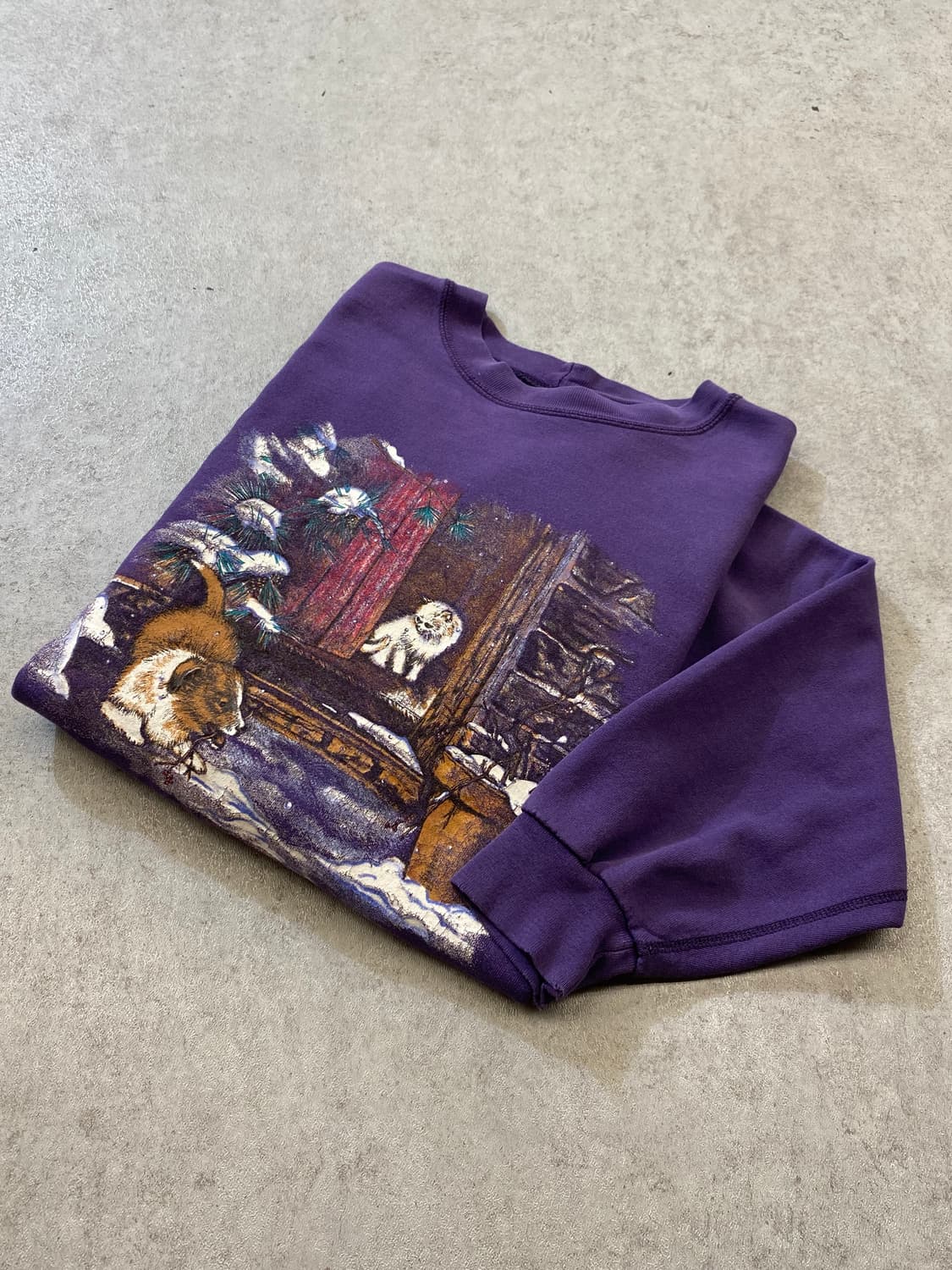 [M] 90s NORTHERN 캐나다 메이드 빈티지 스웻셔츠 상품이미지6