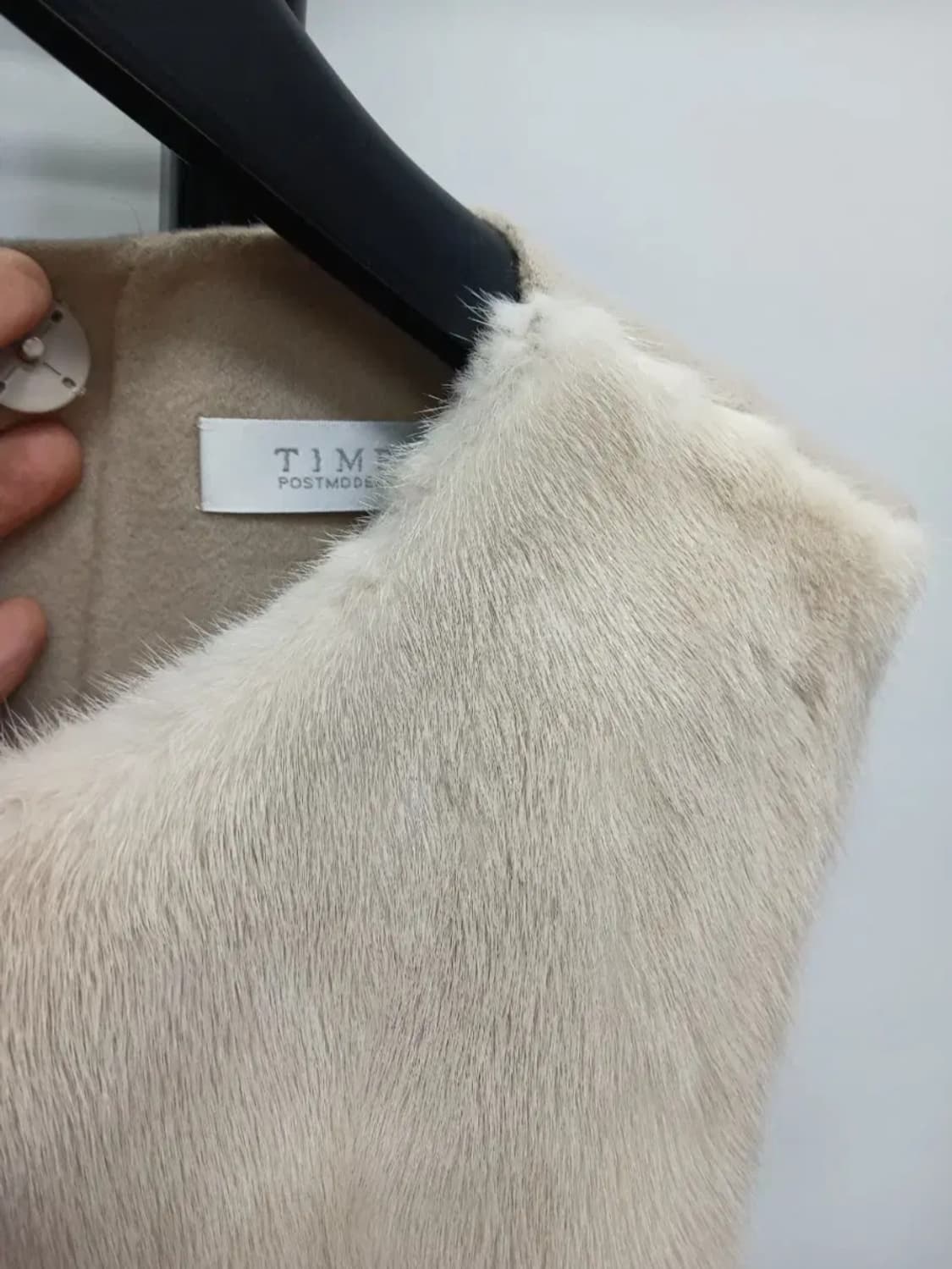 타임 밍크배색조끼 55 66 상품이미지2