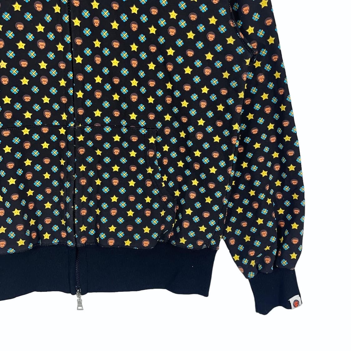 Baby Milo pattern hood zip-up 상품이미지3