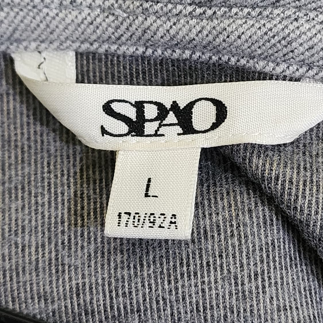 [95] 스파오 그레이 베이직 후드티 상품이미지4