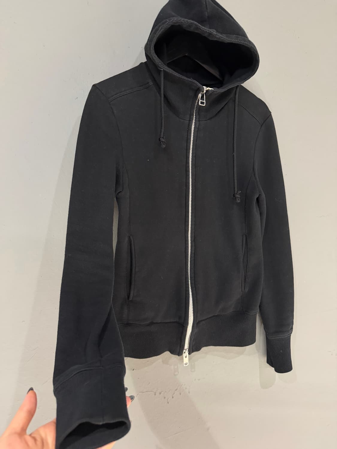 AKM high-neck design hood zip-up 상품이미지7