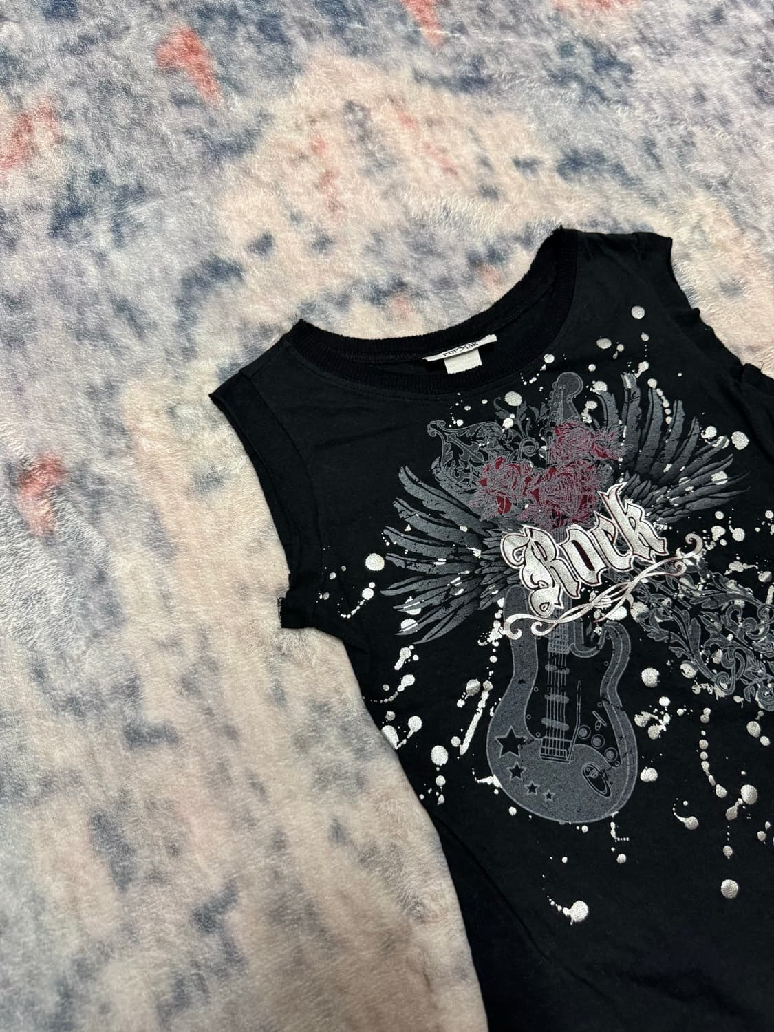 Unknown rock printing sleeveless  상품이미지3