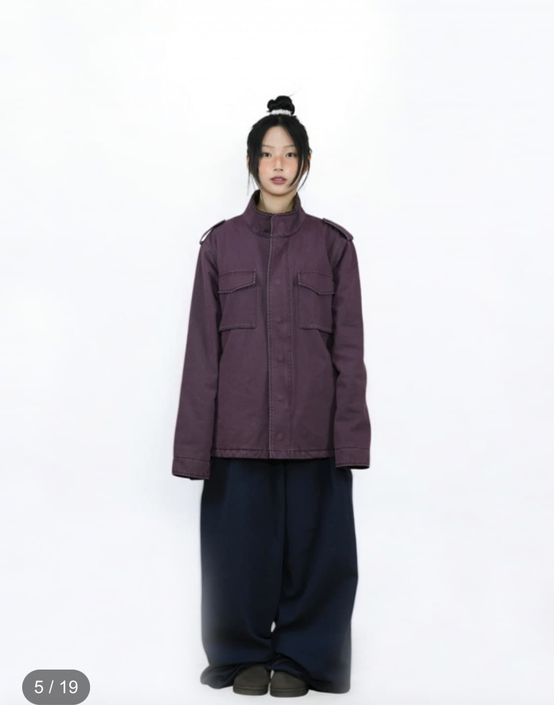 Earthjigu figment warm field jacket 퍼플 상품이미지2