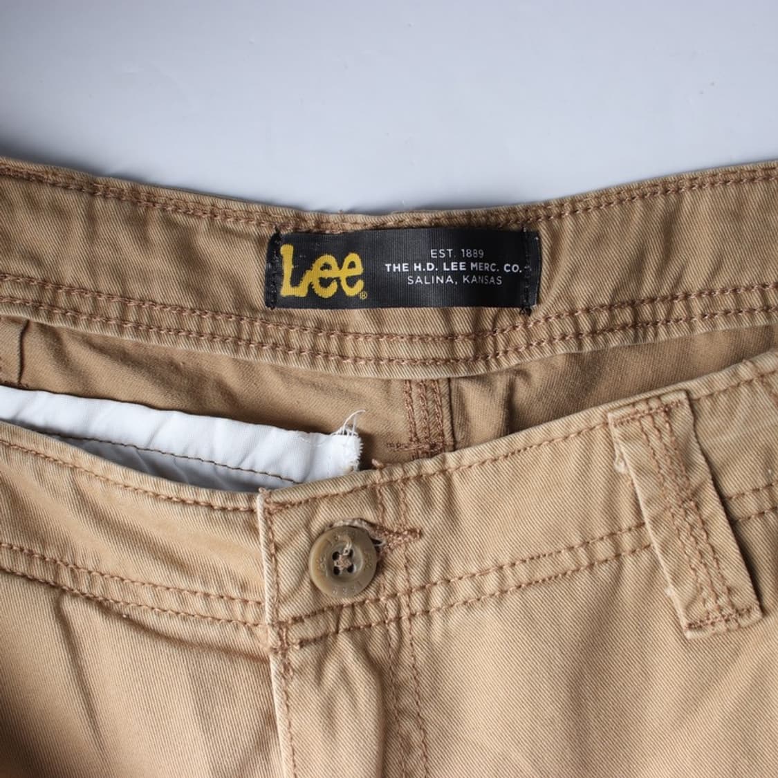 Lee 빈티지 코튼 카고 쇼츠 베이지 34 상품이미지5