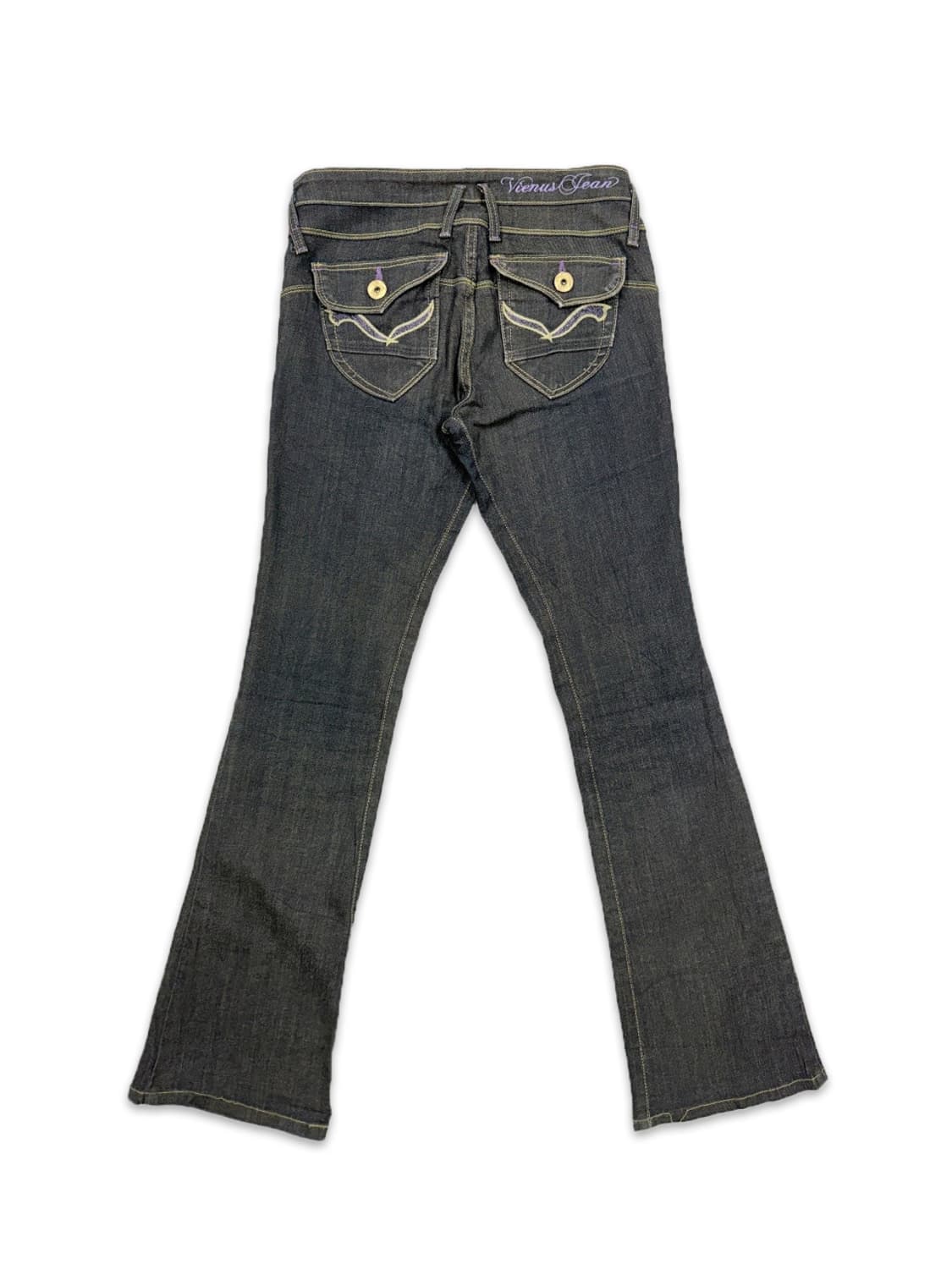 빈티지 EDWIN 그레이 로우라이즈 데님 부츠컷 팬츠 상품이미지2