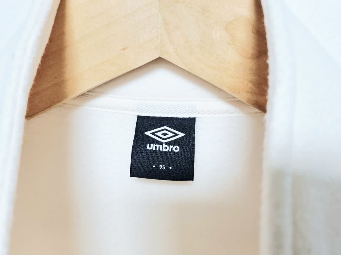 남성 2023 상태굿 엄브로 빅레터링 플리스 아노락타입 하프집업 자켓 상품이미지3