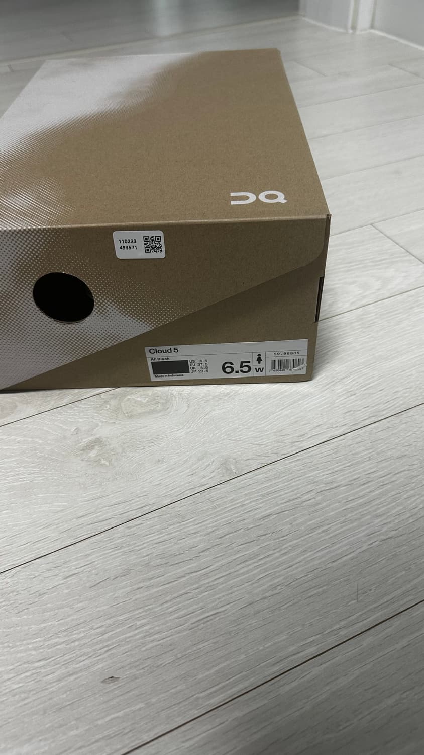 (W) On Running Cloud 5 All Black 6.5 상품이미지6