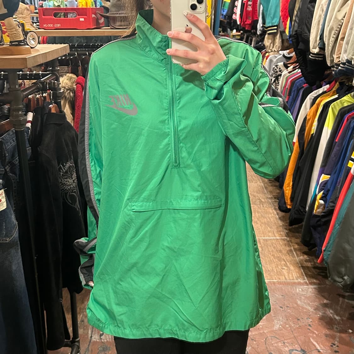 [HI] 나이키 아노락 그린 상품이미지2