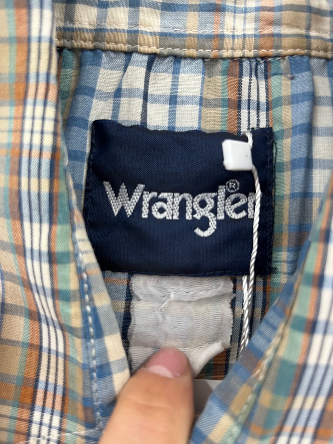 랭글러 웨스턴 체크 반팔 셔츠 상품이미지9