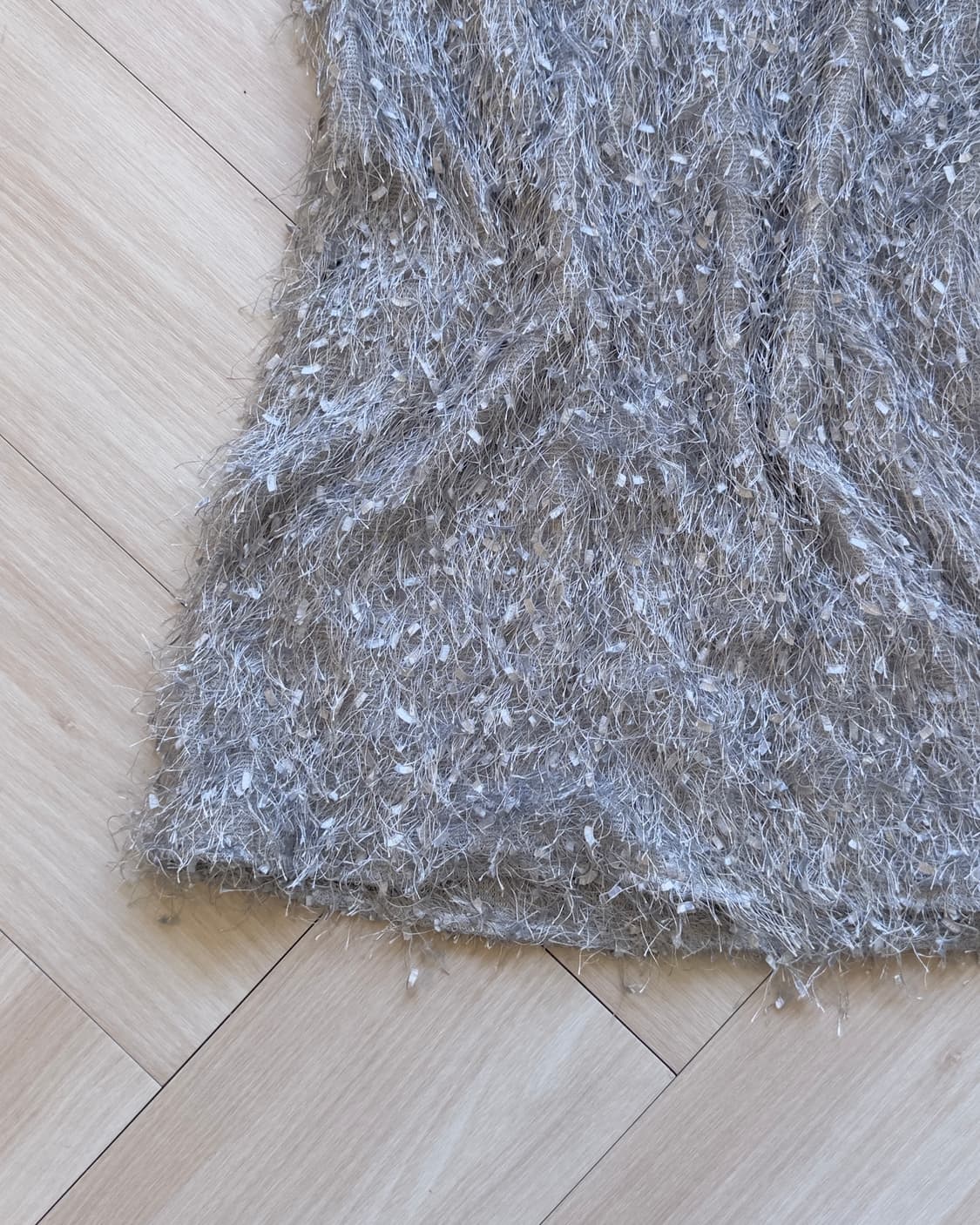 [Vintage] Feather Yarn Sparkle Tank Top 상품이미지2