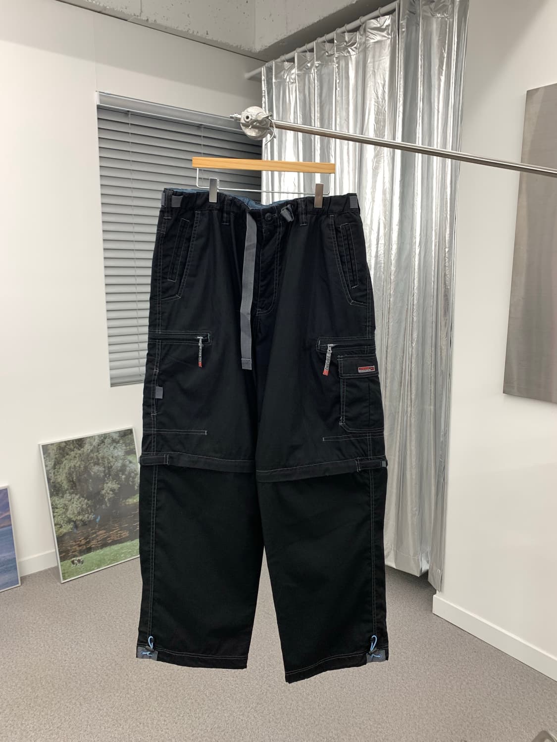 ~34 쉐브르 재패니즈 더블니 분리형 카고팬츠 상품이미지1