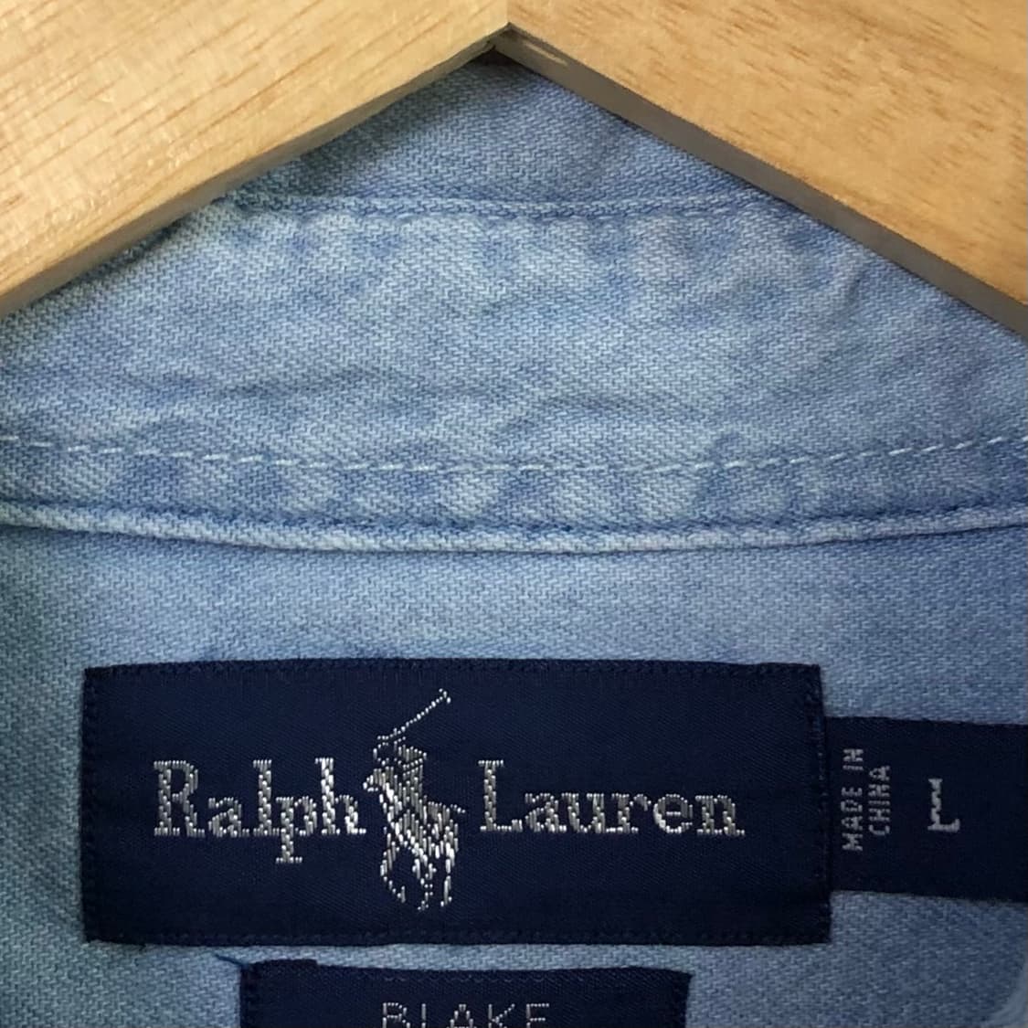 105 폴로 데님 셔츠 상품이미지3