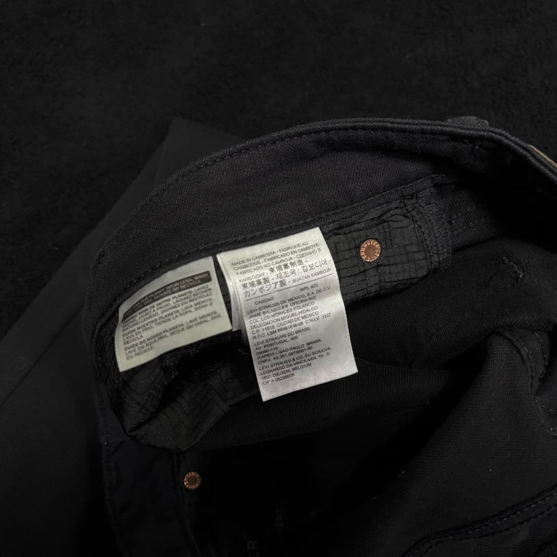 32 리바이스 프리미엄 커뮤터프로 코듀라 블랙진 상품이미지5