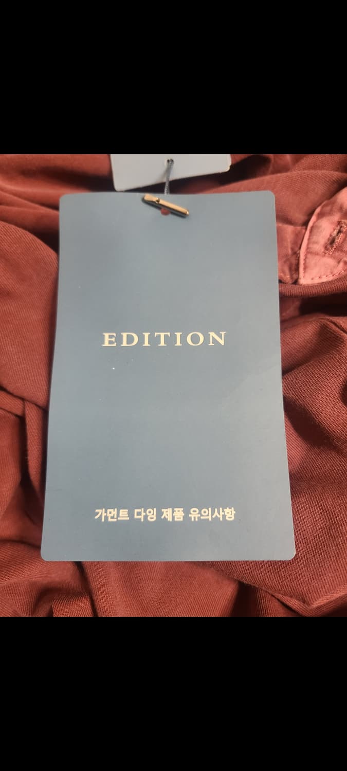 EDITION 남성용 가먼트다잉 티(100) 상품이미지7