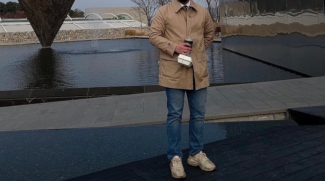 폴로 랄프로렌 베이지 코트 L 상품이미지6