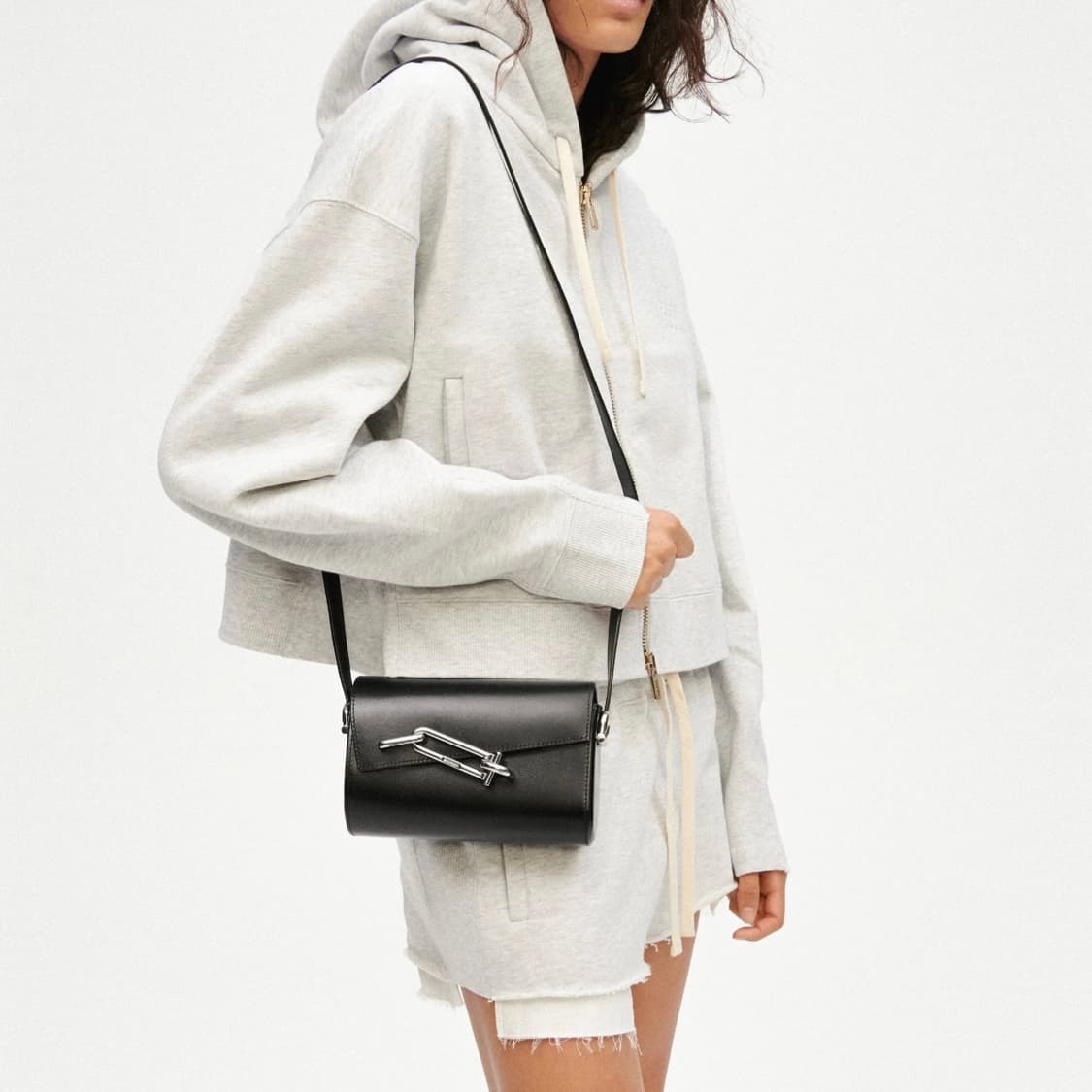 TadFab 박스 미니 숄더백 블랙 상품이미지5