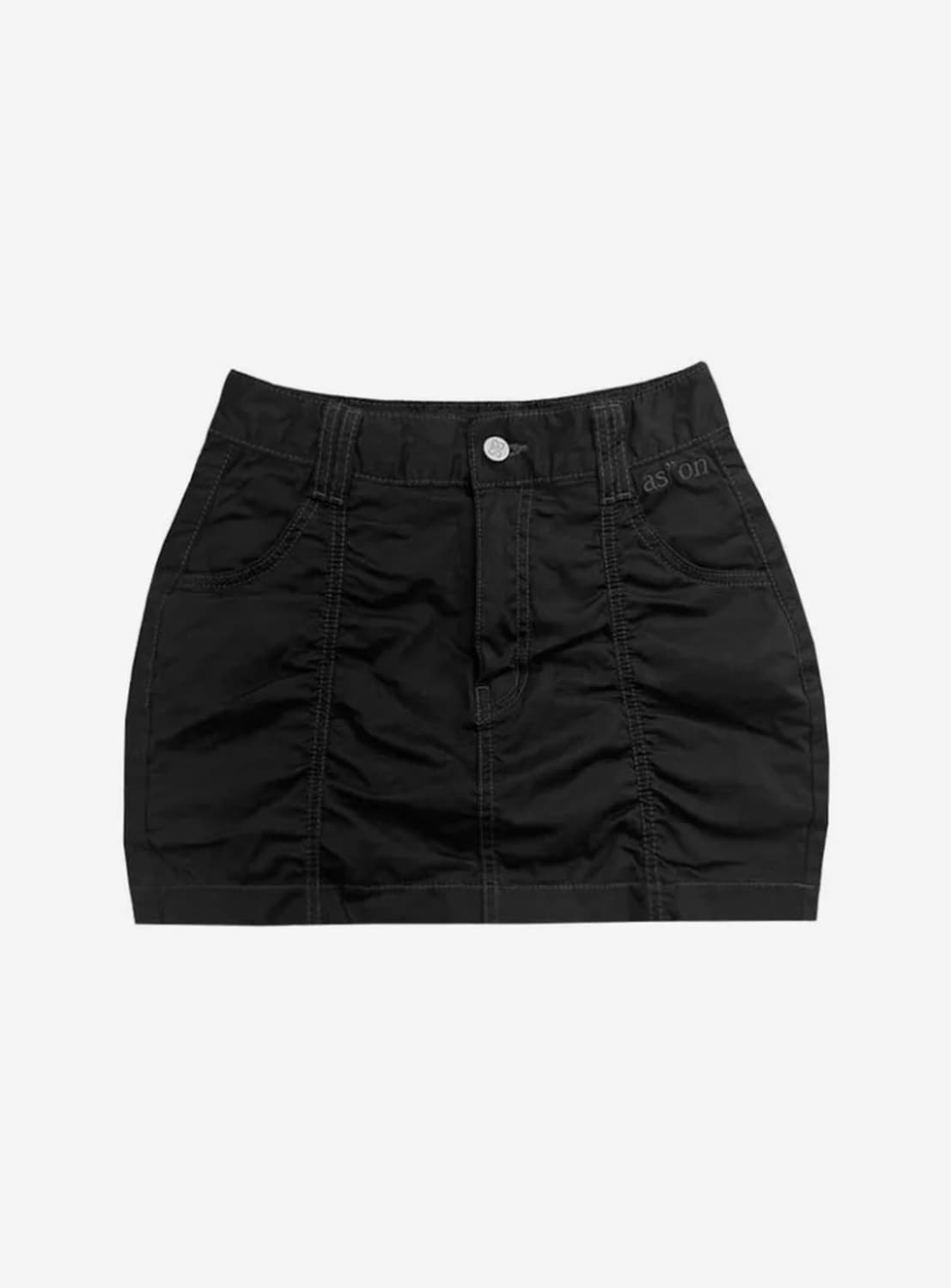 애즈온 벌룬 스커트 블랙 상품이미지2